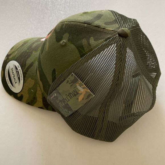 The Classics by Yupoong MultiCam Tropic SnapBack Hat NWT - Picture 2 of 8